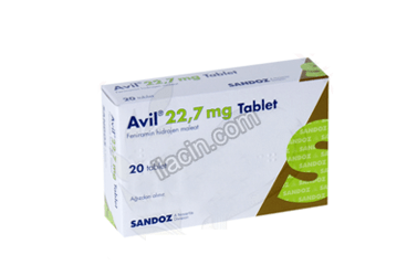 AVIL 22,7 MG TABLET görseli