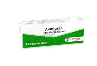 AVMIGRAN 325 MG 20 TABLET görseli