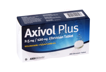 AXIVOL PLUS 120/2,5 MG 20 EFERVESAN TABLET görseli