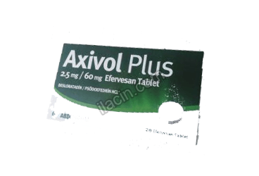 AXIVOL PLUS 60/2,5 MG 20 EFERVESAN TABLET görseli