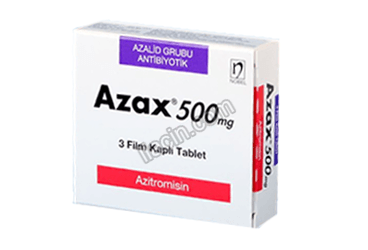 AZAX 500 MG 3 FILM TABLET görseli