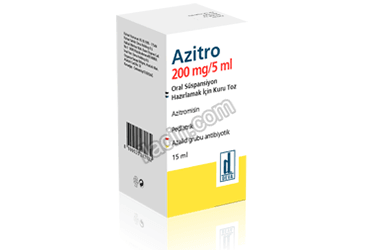 AZITRO 5 ML 200 MG 15 ML SUSPANSIYON görseli