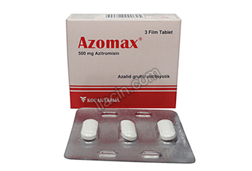 AZOMAX 500 MG 3 FILM TABLET görseli