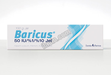 BARICUS 50 IU/%1/%10 JEL (100 G) görseli