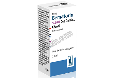 BEMATORIN %0,01 GOZ DAMLASI, COZELTI (2,5 ML) görseli