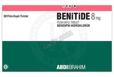 BENITIDE 8 MG FILM KAPLI TABLET (30 ADET) görseli