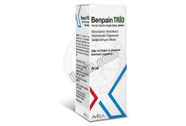 BENPAIN TRIO %0,15 + %0,12 + %0,05 ORAL SPREY (30 ML) görseli