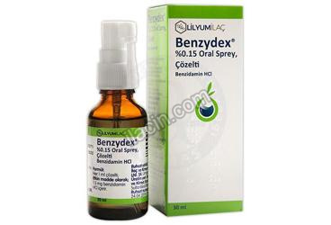BENZYDEX %0,15 SPREY, COZELTI (1 SISE, 30 ML) görseli