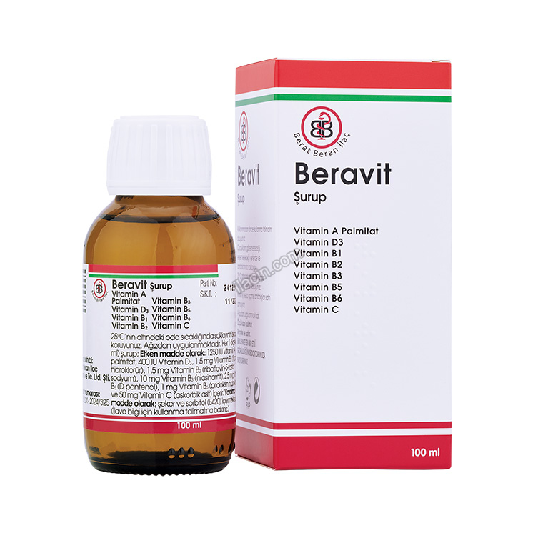 BERAVIT SURUP (100 ML) görseli