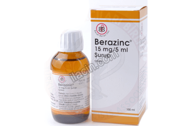 BERAZINC 15 MG/5 ML SURUP, 100 ML (1 SISE) görseli