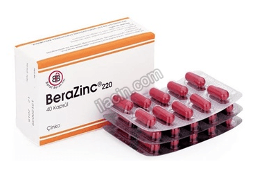 BERAZINC 220 40 KAPSUL görseli
