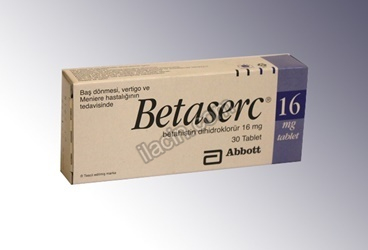 BETASERC 16 MG 30 TABLET görseli