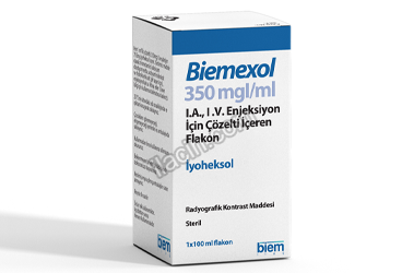 BIEMEXOL 350 MGI/ML  IA, IV, INTRATEKAL ENJEKSIYON ICIN COZELTI ICEREN 200 ML 1 FLAKON görseli