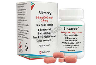 BIKTARVY 50 MG/200 MG/25 MG FILM KAPLI TABLET (30 TABLET) görseli