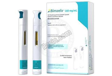 BIMZELX 160 MG/ML SC ENJEKSIYONLUK COZELTI ICEREN KULLANIMA HAZIR KALEM (2 ADET) görseli