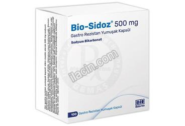 BIO-SIDOZ 500 MG GASTRO REZISTAN YUMUSAK KAPSUL (100 KAPSUL) görseli