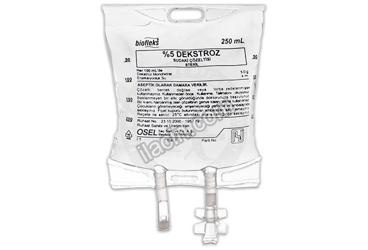 BIOFLEKS %5 DEKSTROZ 250 ML SOLUSYON (PVC TORBA) SETSIZ görseli