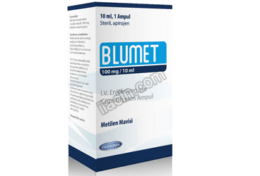 BLUMET 100 MG/10 ML  IV ENJEKSIYON ICIN COZELTI ICEREN 1 AMPUL görseli