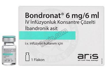 BONDRONAT 6MG/6ML IV INFUZYONLUK KONSANTRE COZELTI (1 ADET) görseli