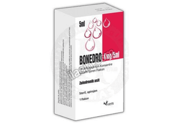 BONEDRO 4 MG/5 ML IV INFUZYON ICIN KONSANTRE COZELTI ICEREN 1 FLAKON görseli