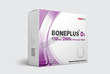 BONEPLUS D3 150 MG/2800 IU 3 EFERVESAN TABLET görseli