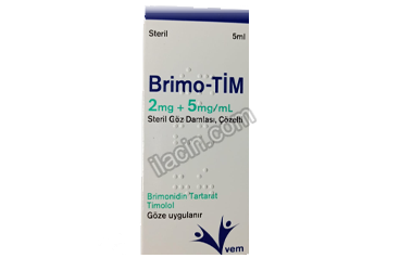 BRIMO-TIM 2 MG + 5 MG / ML STERIL GOZ DAMLASI, COZELTI görseli