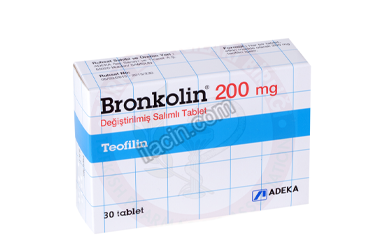 BRONKOLIN 200 MG DEGISTIRILMIS SALIMLI TABLET görseli