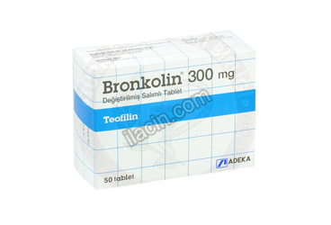 BRONKOLIN 300 MG DEGISTIRILMIS SALIMLI TABLET (50 TABLET) görseli