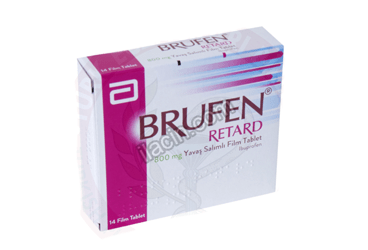 BRUFEN RETARD 800 MG YAVAS SALIMLI 14 FILM TABLET görseli