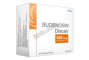 BUDENOSIN DISCAIR 400 MCG INHALASYON ICIN TOZ (60 DOZ) görseli