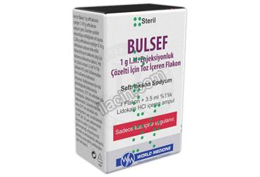 BULSEF 1 GR IM ENJ. COZ. HAZ. ICIN TOZ ICEREN FLAKON görseli