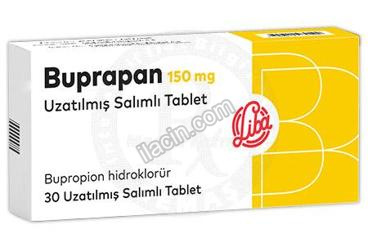 BUPRAPAN 150 MG UZATILMIS SALIMLI TABLET (30 TABLET) görseli