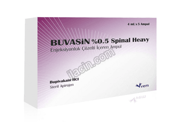 BUVASIN %0,5 SPINAL HEAVY ENJ.COZ. ICEREN AMPUL görseli