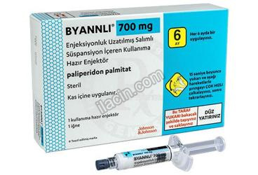 BYANNLI 700 MG ENJEKSIYONLUK UZATILMIS SALIMLI SUSPANSIYON ICEREN KULLANIMA HAZIR ENJEKTOR görseli