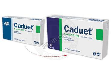 CADUET 5MG/10MG 30 FILM TABLET görseli