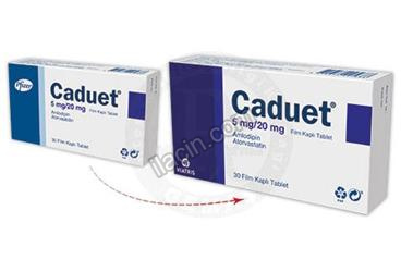 CADUET 5MG/20MG 30 FILM TABLET görseli