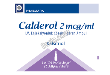 CALDEROL 2 MCG/ML I.V. ENJEKSIYONLUK COZELTI ICEREN 25 AMPUL görseli