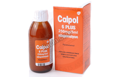 CALPOL-6 PLUS 250 MG/5 ML 150 ML SURUP görseli