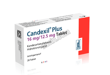 CANDEXIL PLUS 16 MG/12,5 MG 28 TABLET görseli