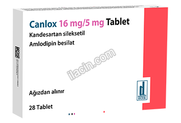 CANLOX 16 MG/5 MG TABLET (28 TABLET) görseli