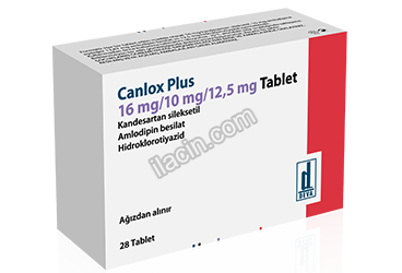 CANLOX PLUS 16 MG/10 MG/12,5 MG TABLET (28 TABLET) görseli