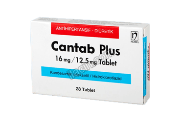 CANTAB PLUS 16 MG/12,5 MG 28 TABLET görseli