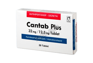 CANTAB PLUS 32 MG/12,5 MG 28 TABLET görseli