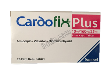 CARDOFIX PLUS 10/160/25 MG 28 FILM KAPLI TABLET görseli