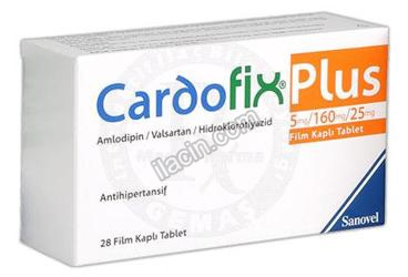 CARDOFIX PLUS 5/160/25 MG 28 FILM KAPLI TABLET görseli