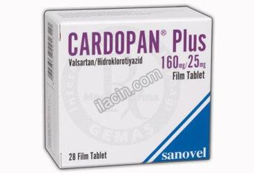 CARDOPAN PLUS 160 /25 MG 28 FILM TABLET görseli