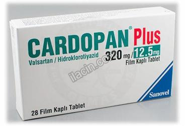 CARDOPAN PLUS 320/12,5 MG 28 FİLM KAPLI TABLET görseli