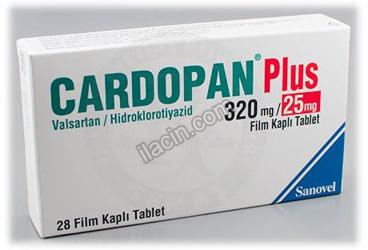 CARDOPAN PLUS 320/25 MG 28 FİLM KAPLI TABLET görseli
