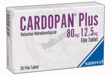 CARDOPAN PLUS 80/12,5 MG 28 FILM TABLET görseli