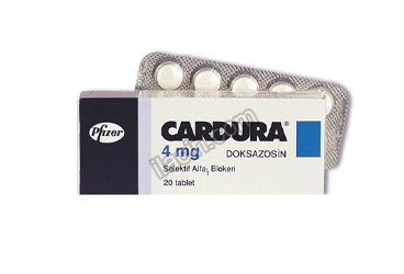 CARDURA 4 MG 20 TABLET görseli